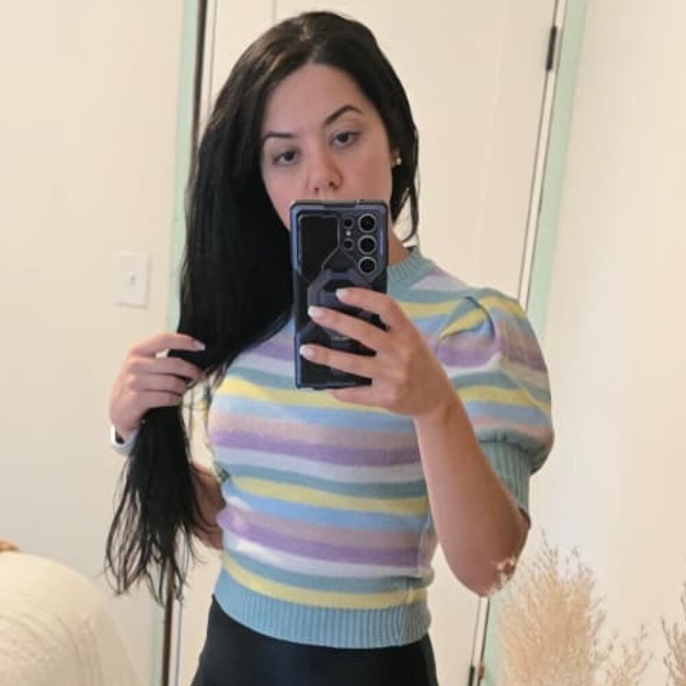 Striped Knitted Blouse